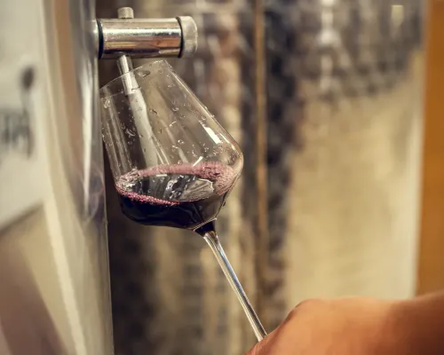 Verre de vin du Domaine d'Aubigny - Chambre d'hôtes Beaune